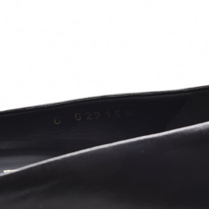 Chanel Lambskin CC Pumps 37 Black 8 of 9