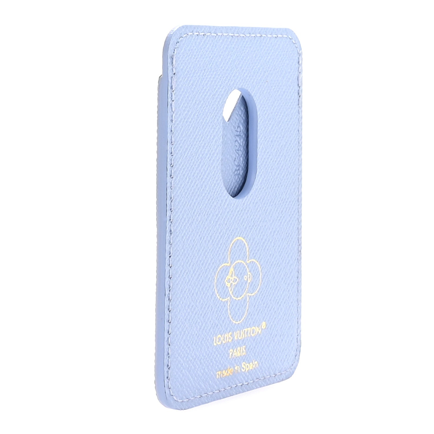 Louis Vuitton Monogram Magnet Vivienne Card Holder Blue Frost 3 of 7