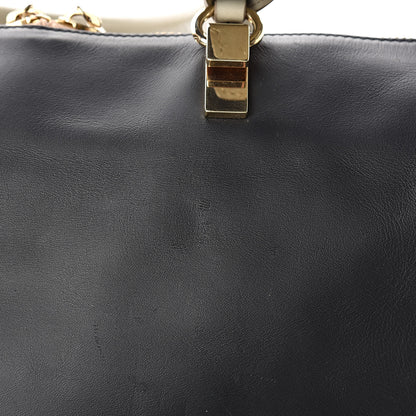 Chloe Smooth Calfskin Large Baylee Tote Black Grey 15 of 19