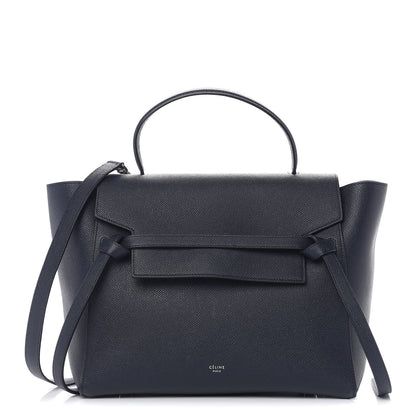 Celine Grained Calfskin Mini Belt Bag Navy 1 of 8
