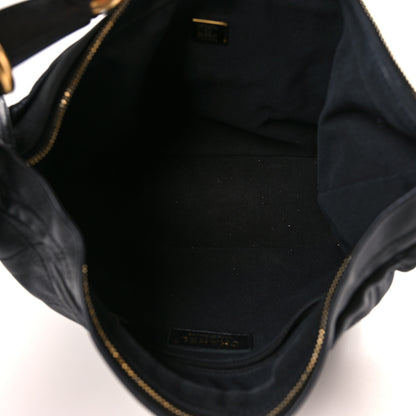 Chanel Calfskin Quilted Daily Hobo Black 5 of 9