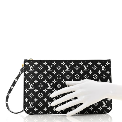 Louis Vuitton Monogram Giant Jungle Neverfull MM GM Pochette Black 2 of 6