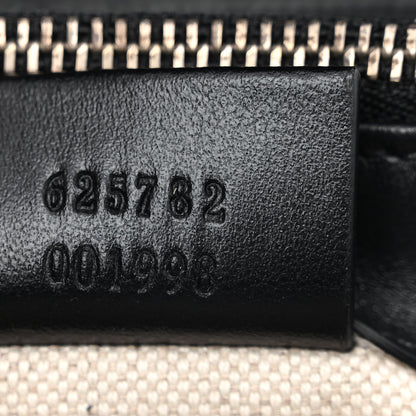 Gucci Calfskin GG Tennis Embossed Messenger Bag Black 6 of 13