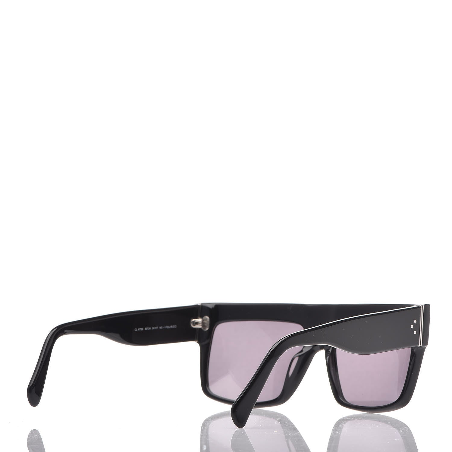 Celine Polarized ZZ Top Sunglasses CL 41756 Black 4 of 7