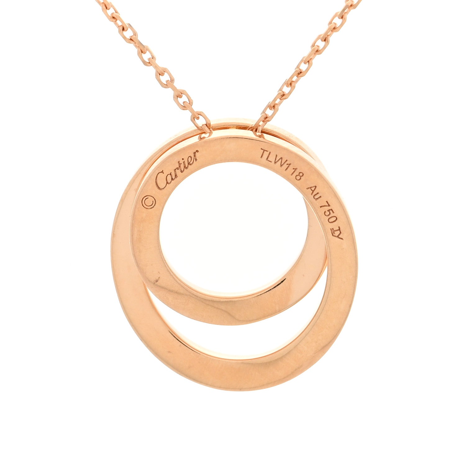 Cartier 18K Pink Gold Diamond Etincelle De Cartier Pendant Necklace 4 of 5