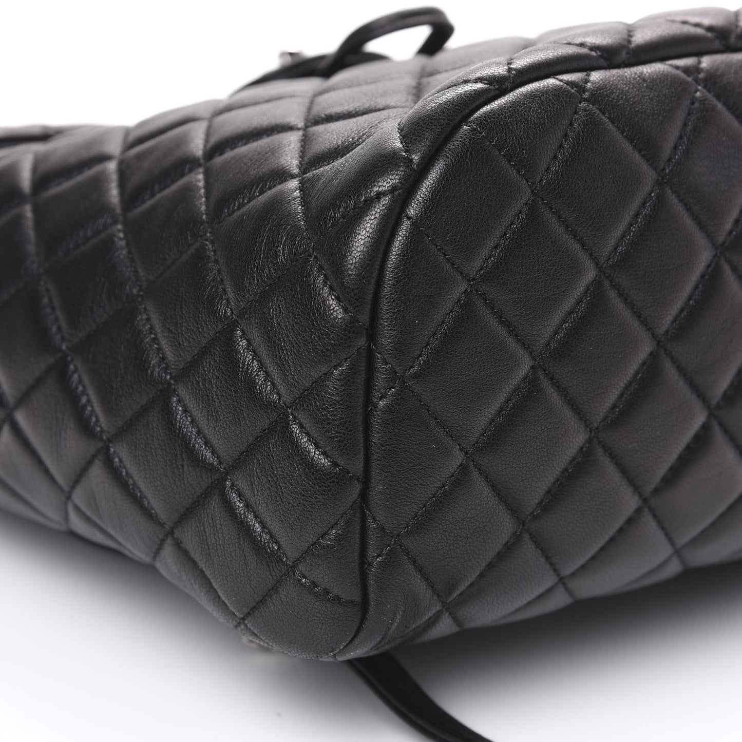 Calfskin Quilted Small Urban Spirit Backpack Black