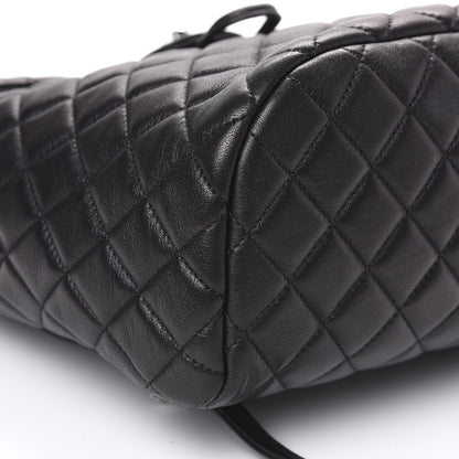 Chanel Calfskin Quilted Small Urban Spirit Backpack Black 8 of 11