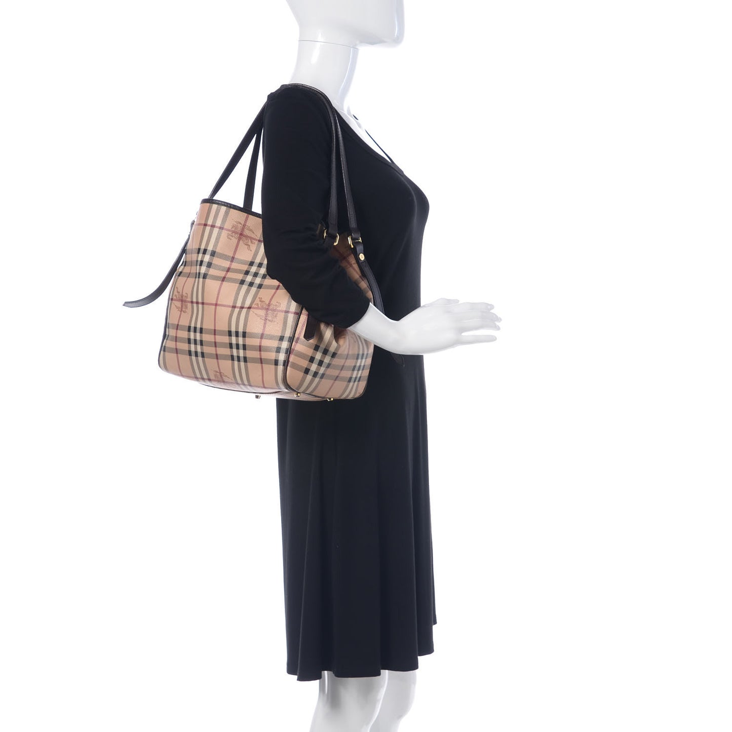 Haymarket Check Small Canterbury Tote Chocolate