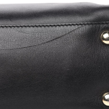 Valentino Garavani Vitello Rockstud Dome Shopper Black 10 of 16