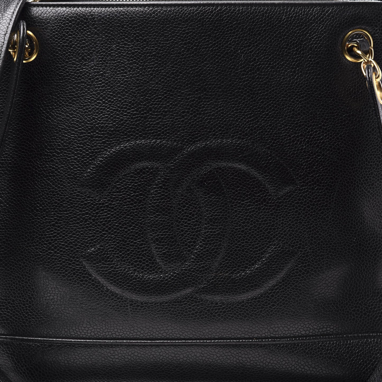 Lambskin CC Shoulder Bag Black