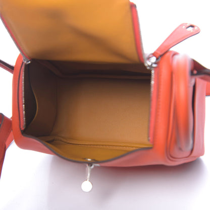 Hermes Swift Verso Mini Lindy 20 Terre Battue Sesame 5 of 11