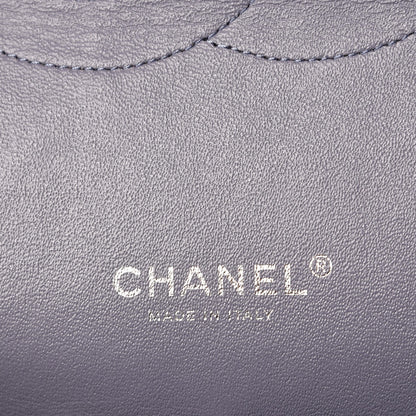 Chanel Lambskin Quilted Maxi Double Flap Grey 6 of 12