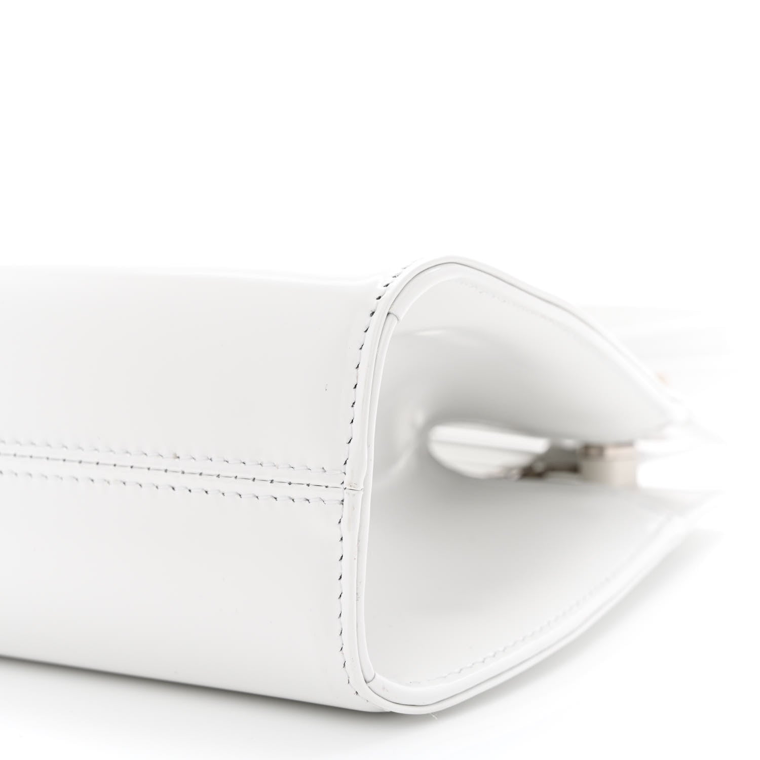 Salvatore Ferragamo Brushed Calfskin Mini Wanda Top Handle Bag Optic White 10 of 11