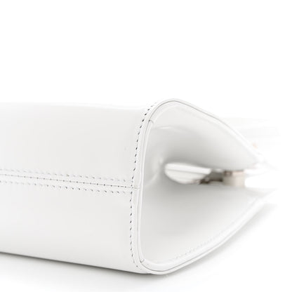 Salvatore Ferragamo Brushed Calfskin Mini Wanda Top Handle Bag Optic White 10 of 11
