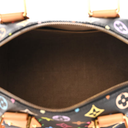 Louis Vuitton Monogram Multicolor Speedy 30 Black 5 of 10