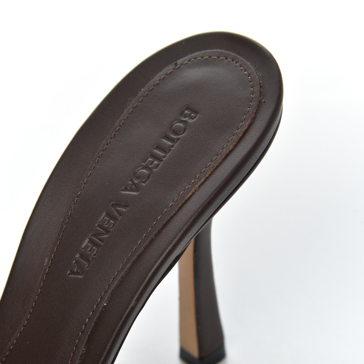 Bottega Veneta Nappa Matelasse Padded Mule Sandals 38 Chocolate 8 of 12