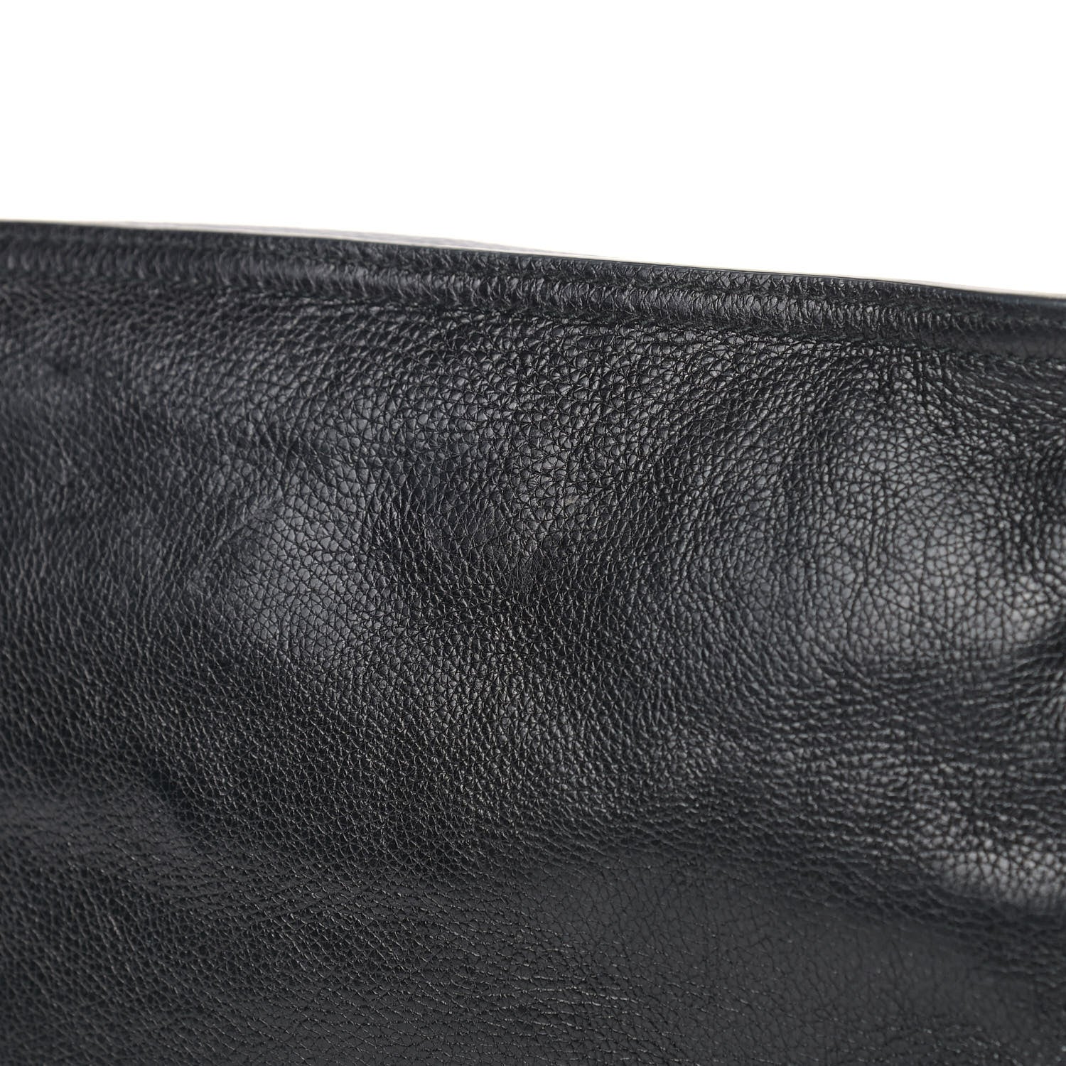 Prada Glace Calfskin Etiquette Shopping Bag Black Astrale 14 of 17