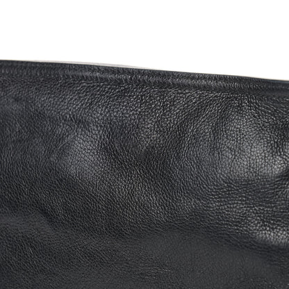 Prada Glace Calfskin Etiquette Shopping Bag Black Astrale 14 of 17