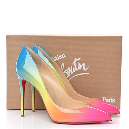 Christian Louboutin Patent Sunrise Pigalle Follies 100 Pumps 39 Multicolor 9 of 9