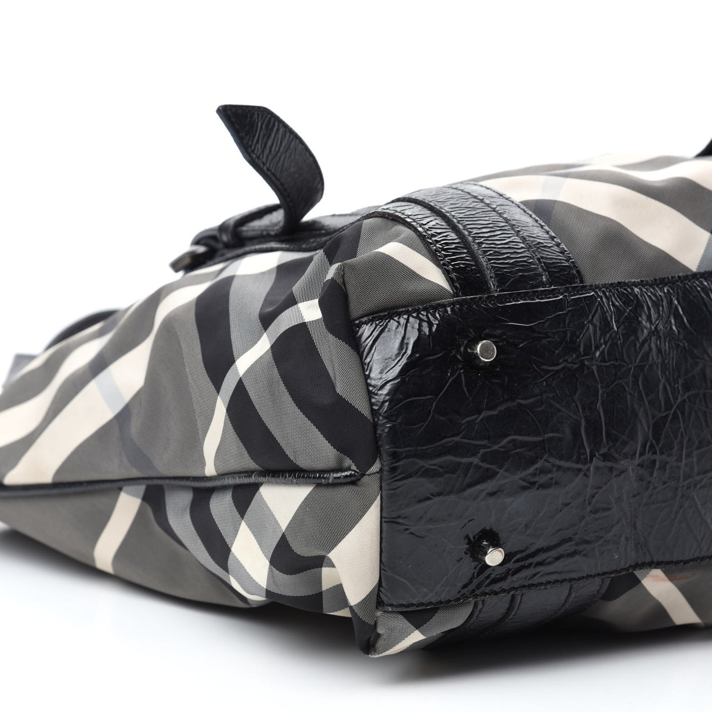 Nylon Beat Check Victoria Tote Black