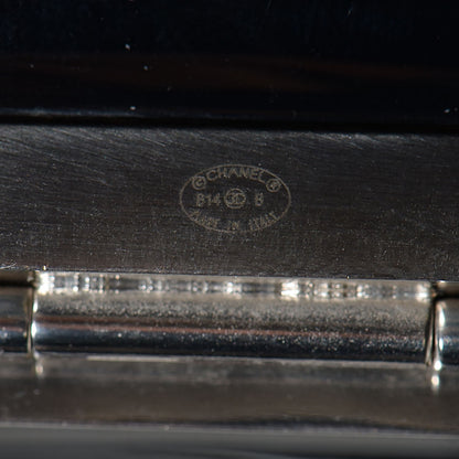 Chanel Resin Crystal Baguette CC Wide Cuff Black 6 of 7