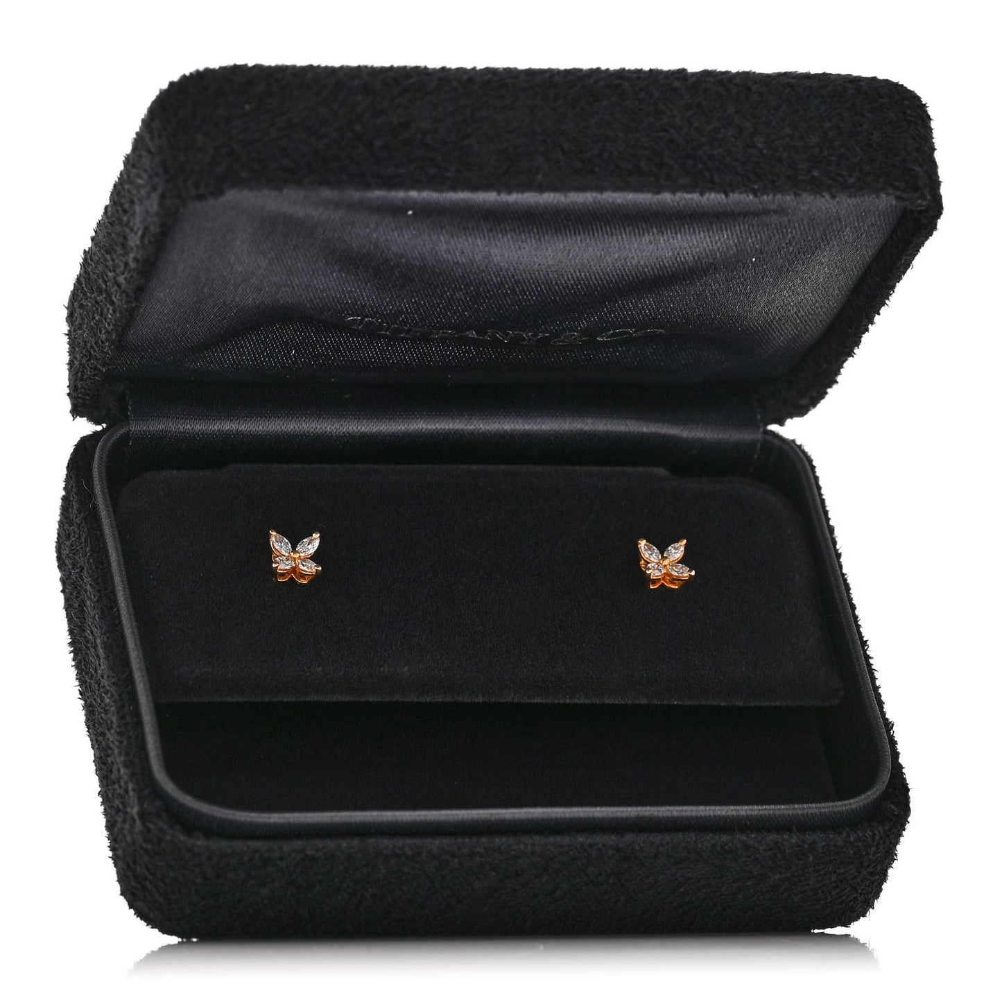 18K Rose Gold Diamond .19ct Mini Victoria Earrings
