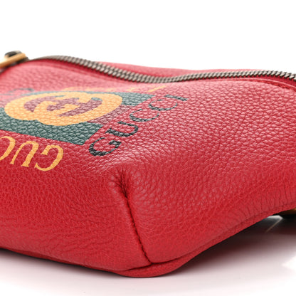 Gucci Grained Calfskin Small Logo Belt Bag Hibiscus Red 10 of 10