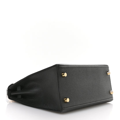 Hermes Epsom Kelly Sellier 25 Black 4 of 11