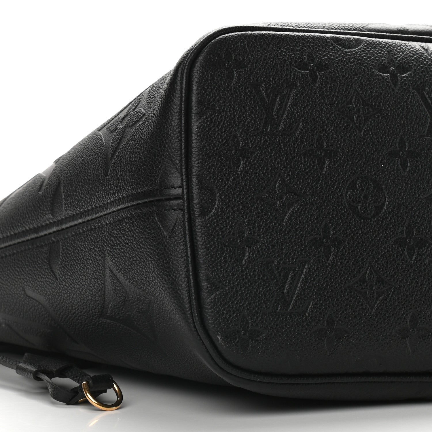 Louis Vuitton Empreinte Monogram Giant Neverfull MM Black 7 of 9