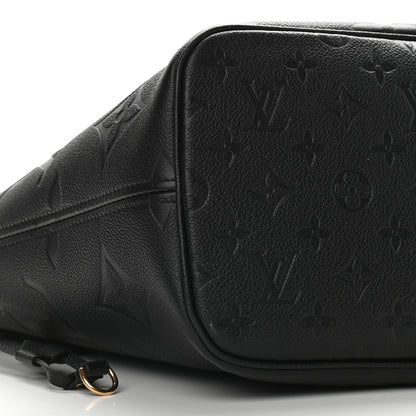 Louis Vuitton Empreinte Monogram Giant Neverfull MM Black 7 of 9
