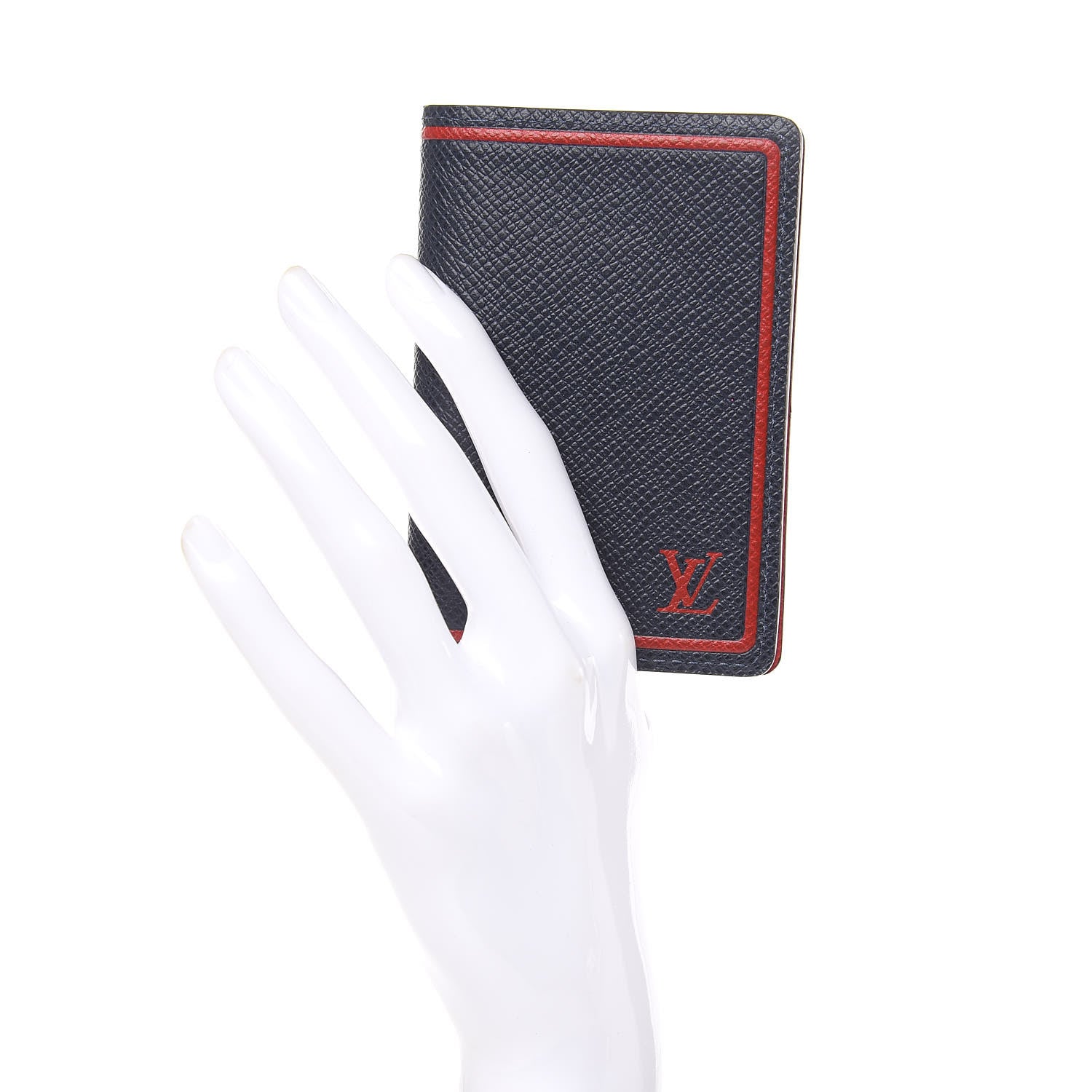 Louis Vuitton Taiga Pocket Organizer Blue Marine 2 of 7