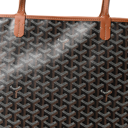 Goyard Goyardine Artois MM Black Gold 8 of 10