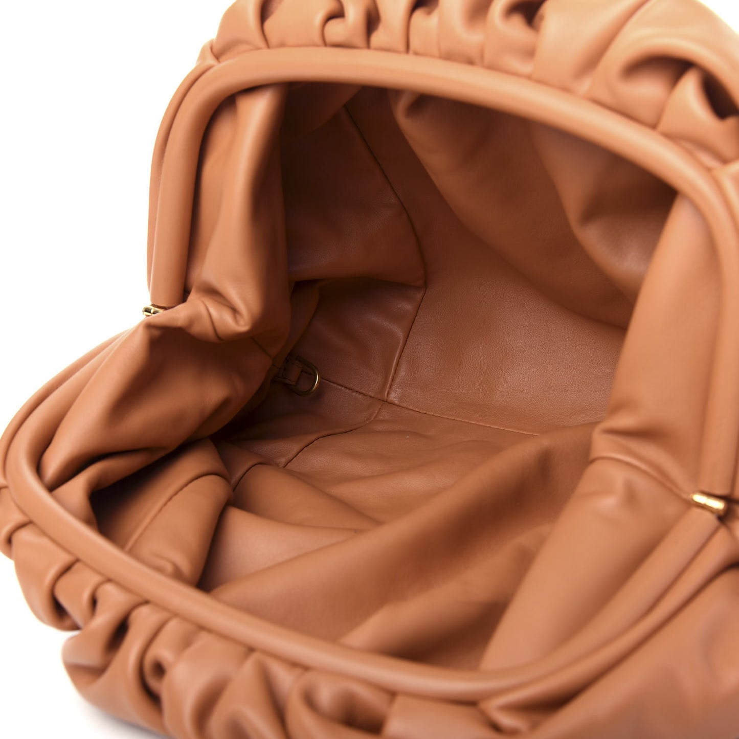 Smooth Butter Calf The Pouch Oversized Clutch Clay