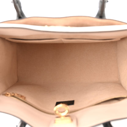 Louis Vuitton Calfskin Monogram On My Side MM Laurier Green Toffee Latte Beige 5 of 9