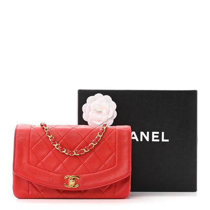 Chanel Lambskin Quilted Small Single Flap Red 12 of 12