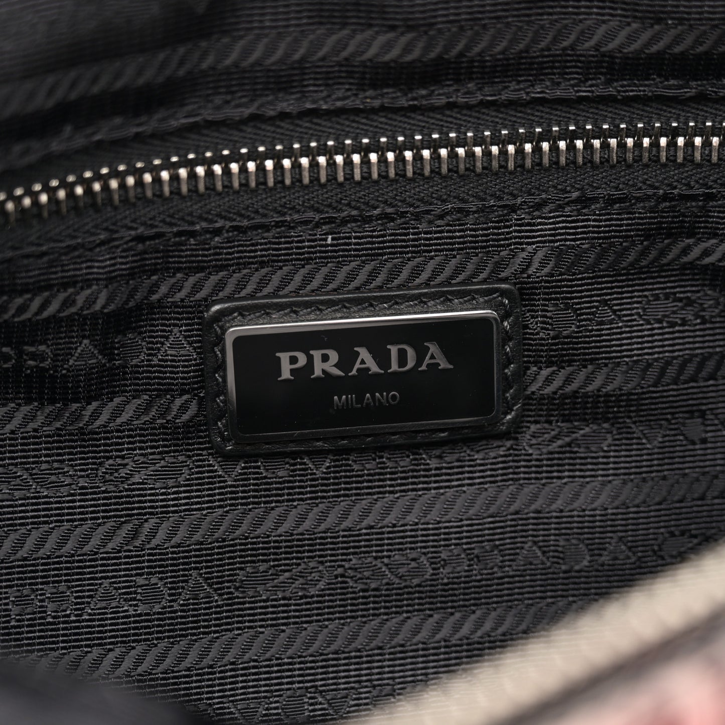 X JAMES JEAN Vitello DNA Flat Belt Bag Black