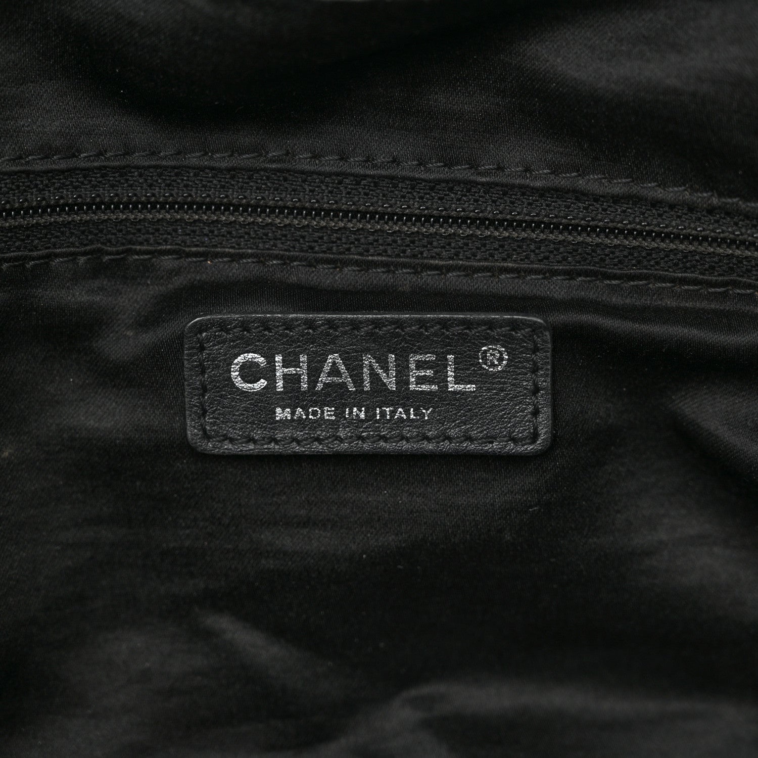 Chanel Lambskin Quilted Large Chain Around Tote Black 6 of 19