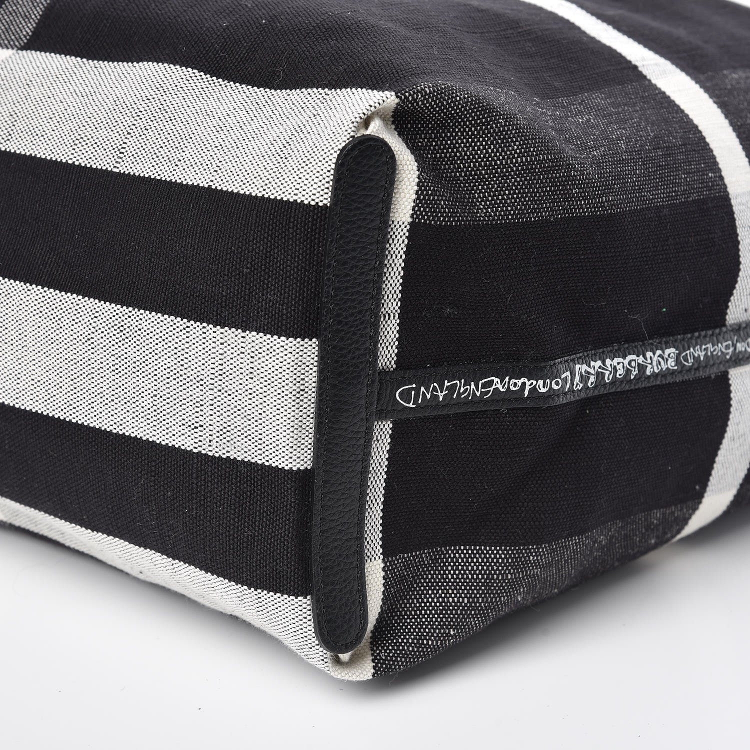 Burberry Coated Canvas Mega Check Sketchbook Medium Reversible Doodle Tote Black 8 of 13