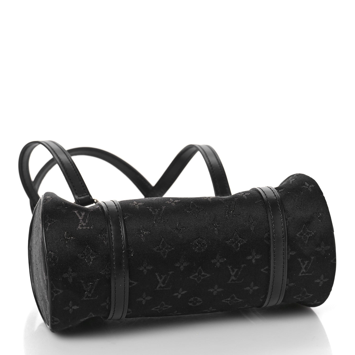 Louis Vuitton Satin Monogram Mini Papillon Black 4 of 8