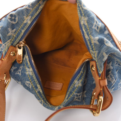 Louis Vuitton Monogram Denim Baggy PM Blue 5 of 8