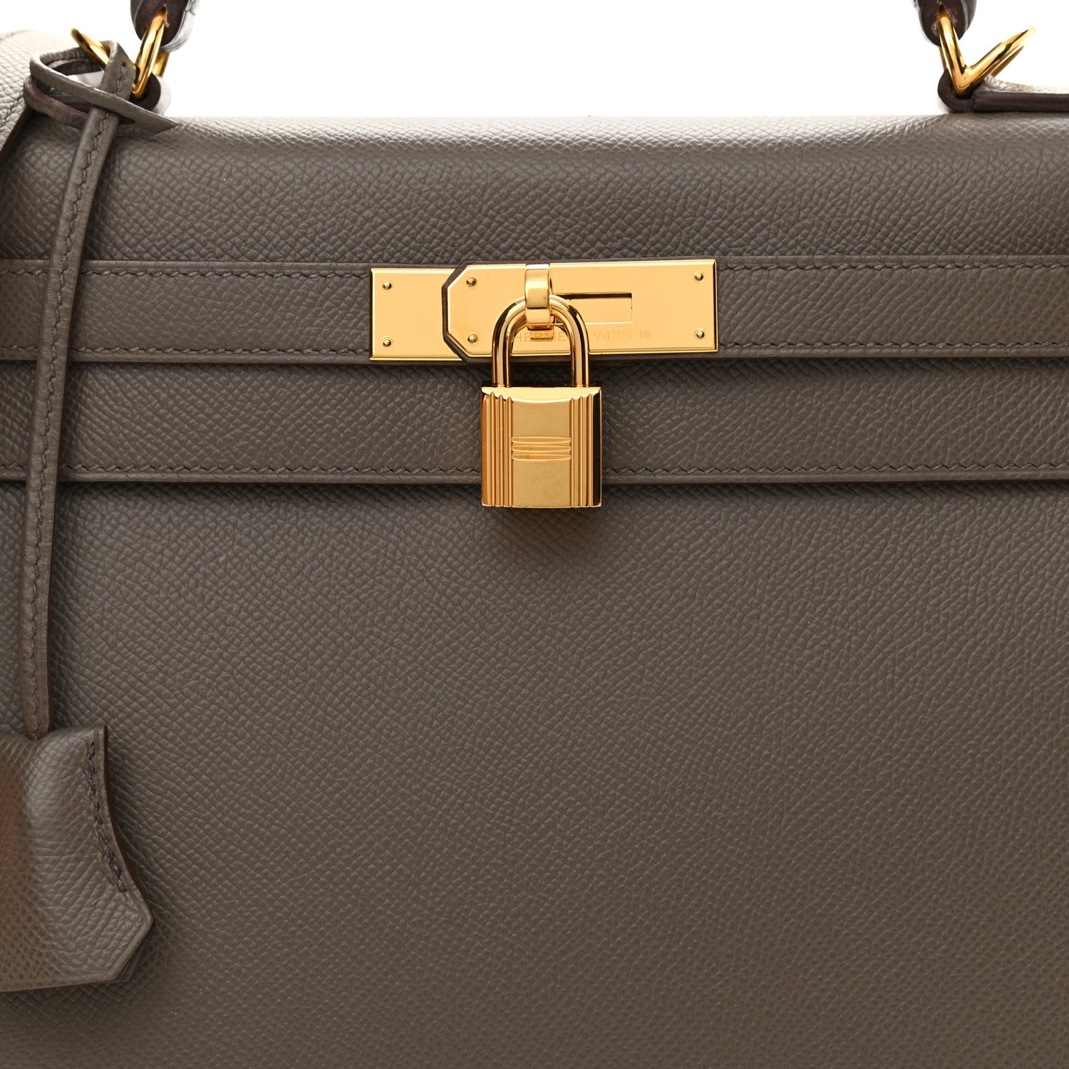 Hermes Epsom Kelly Sellier 28 Etain 10 of 13