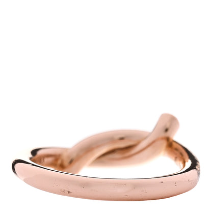 Cartier 18K Pink Gold Diamond Entrelaces Ring 48 4.5 3 of 6