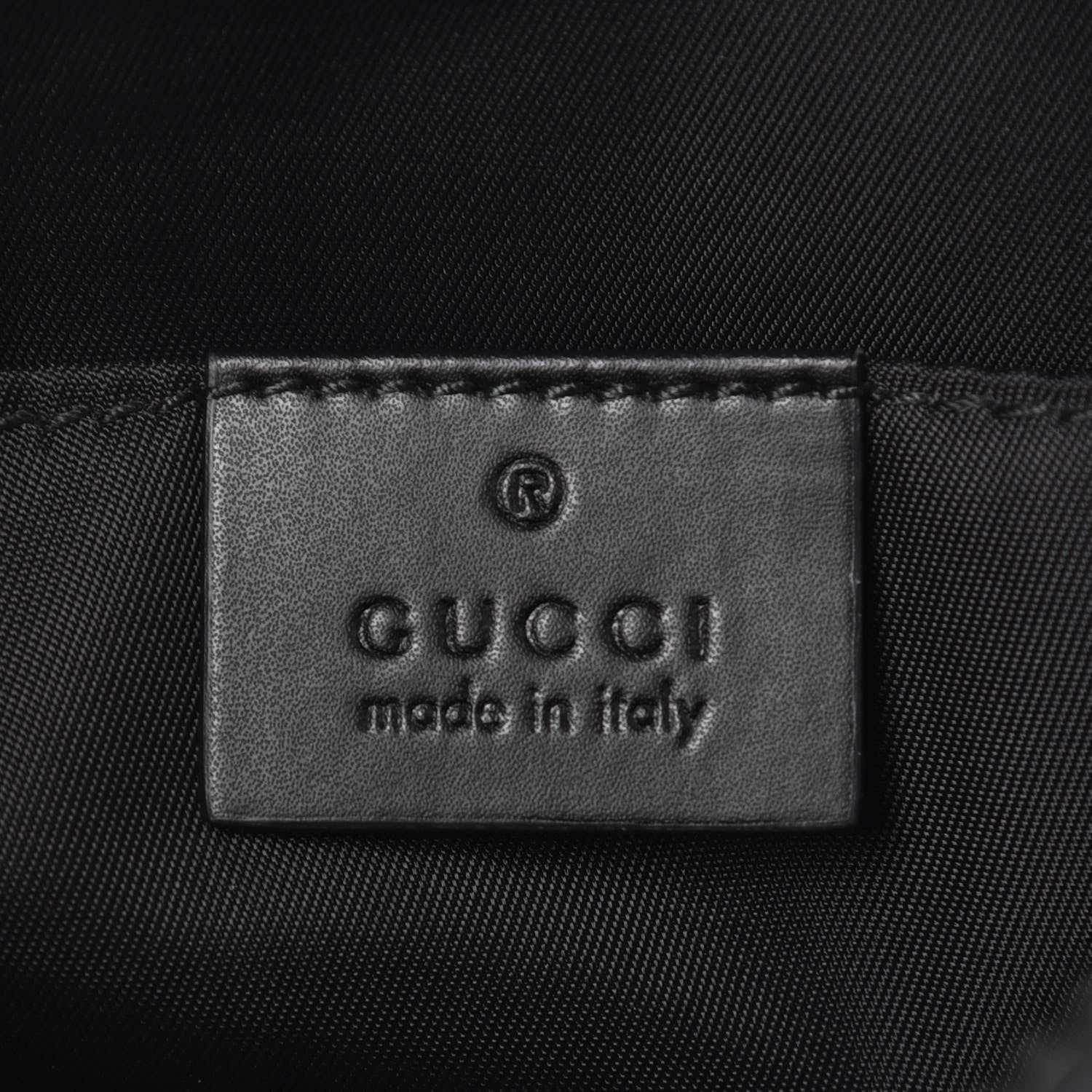 Gucci Canvas Web Tiger Embroidered Messenger Bag Black 6 of 7