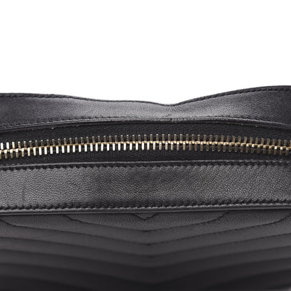Saint Laurent Lambskin Chevron Small Classic Monogram Camera Bag Nero Black 11 of 12