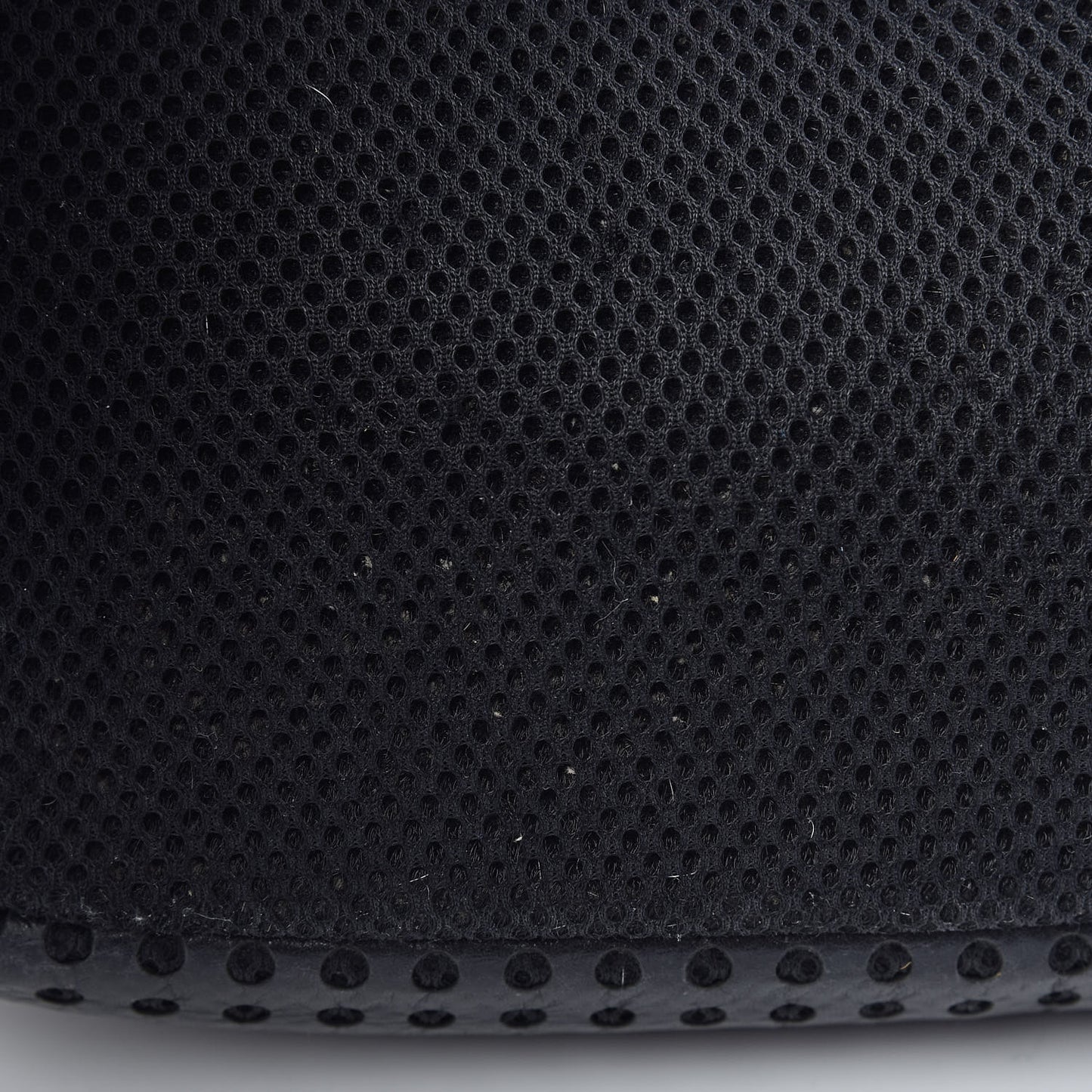 Perforated Lambskin Jumbo Easy Flap Black