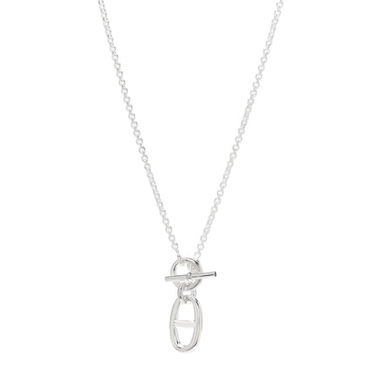 Hermes Sterling Silver Amulette Chaine d'Ancre Necklace 1 of 5