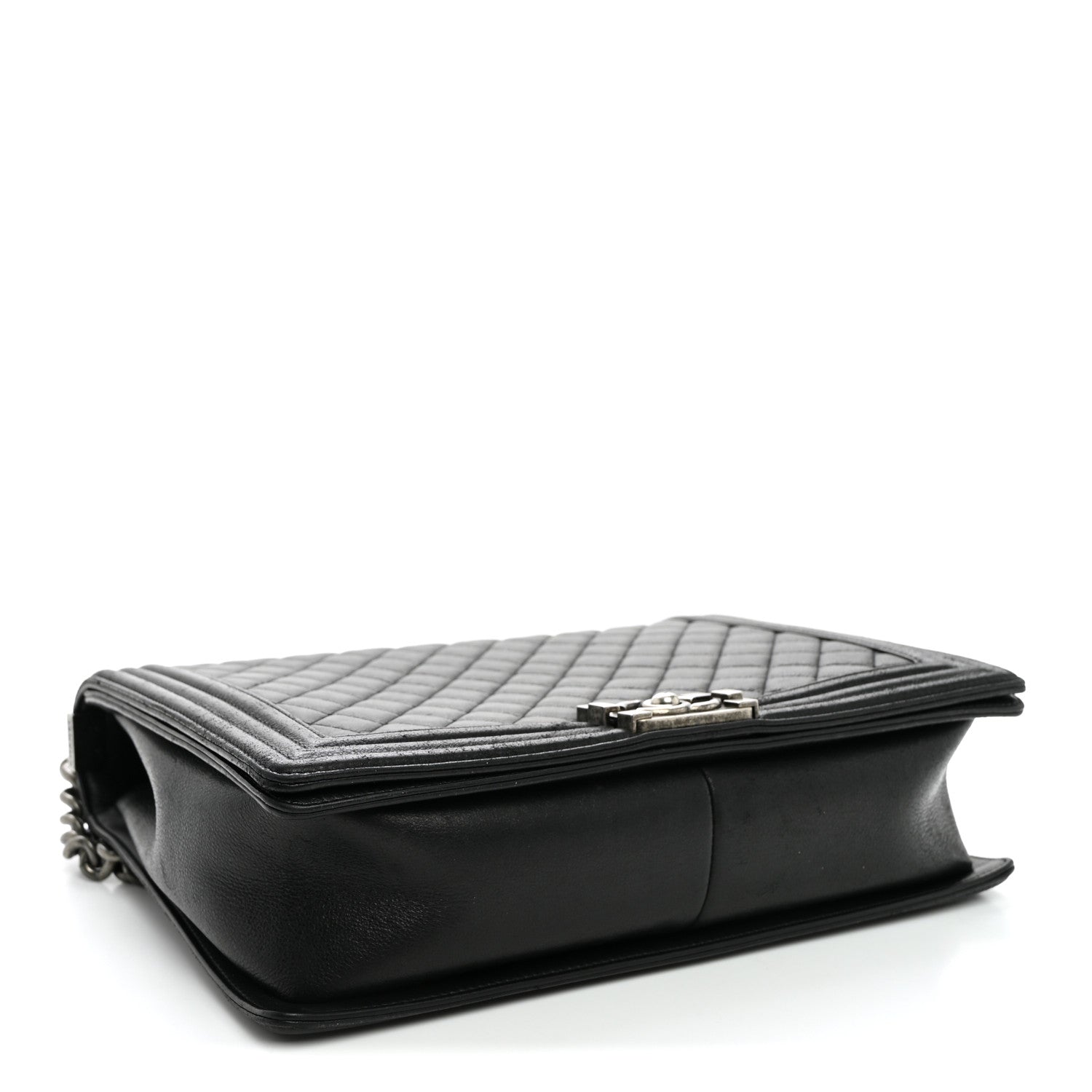 Chanel Calfskin Quilted Large Boy Flap Black 3 of 10