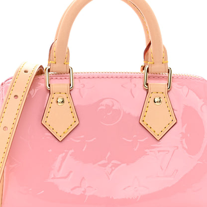 Louis Vuitton Vernis Monogram Nano Speedy Mochi Pink 7 of 9