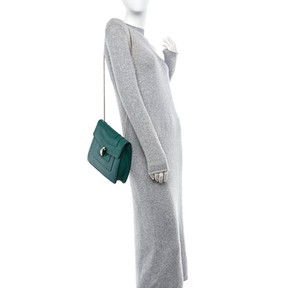 Bulgari Calfskin Serpenti Forever Crossbody Emerald Green 2 of 11