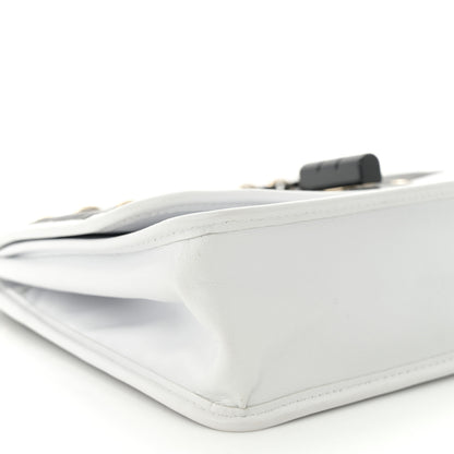 Chanel Lambskin Chocolate Bar Mademoiselle Flap Black White 9 of 10